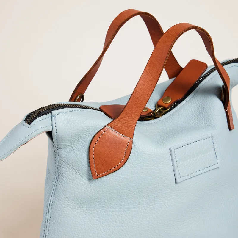 Small Charlie - Leather Ice Blue sold by Parker Thatch product image thumbnail 5