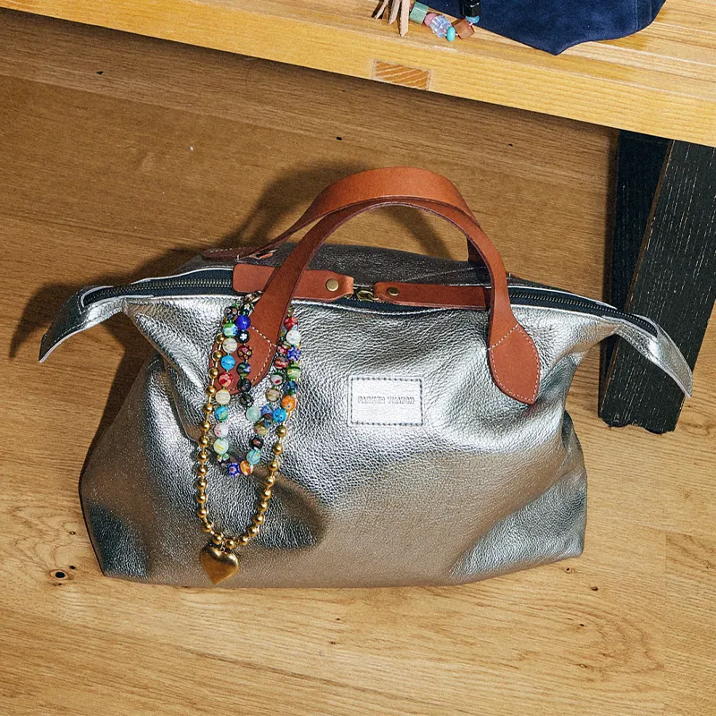 Square Glass Bead Bag Charm - Multi sold by Parker Thatch product image thumbnail 3