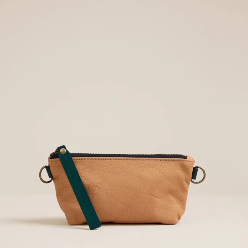 Little Buddy - Leather Butterscotch with Hunter Green sold by Parker Thatch