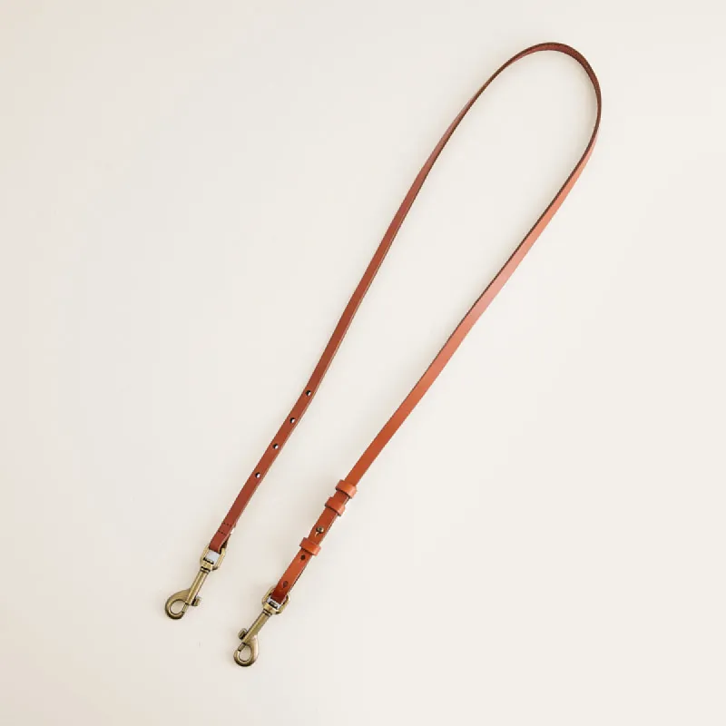 Adjustable Thin Leather Strap - Cognac sold by Parker Thatch