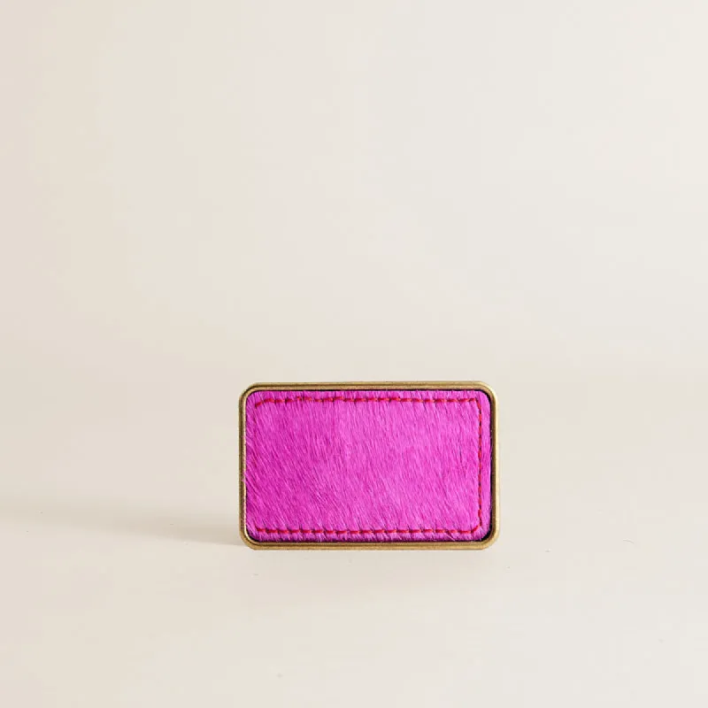Interchangeable Belt Buckle - Fuchsia sold by Parker Thatch
