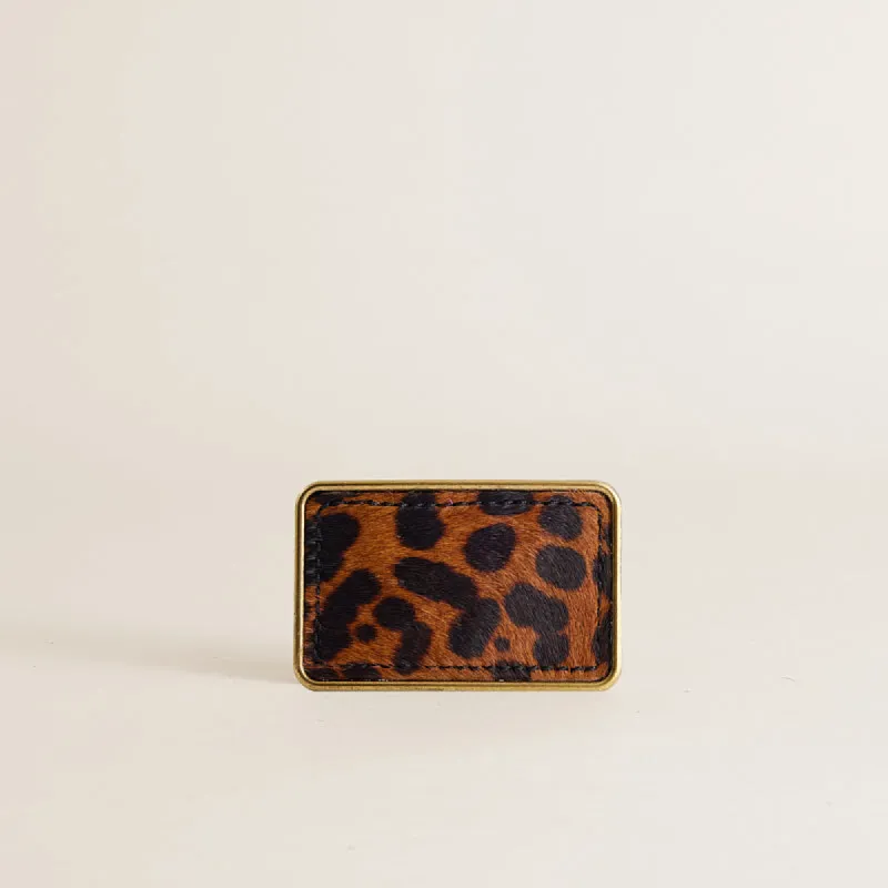 Interchangeable Belt Buckle - Leopard sold by Parker Thatch