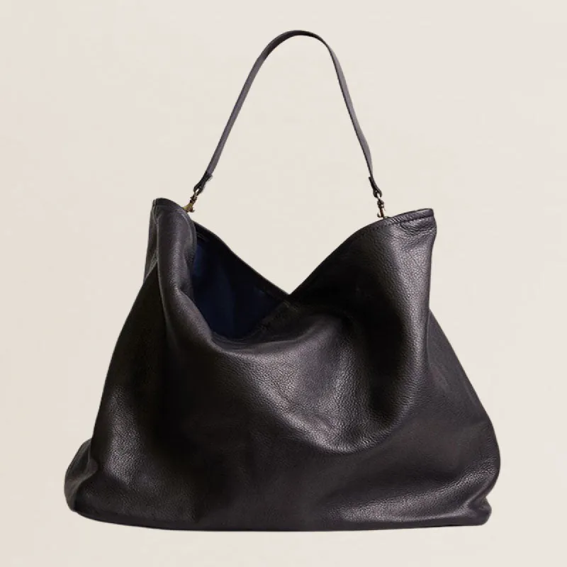 Medium Jane - Slouch Bag - Leather Black sold by Parker Thatch