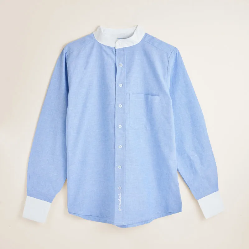 The Parker Thatch Button Down Shirt - Oxford Blue sold by Parker Thatch