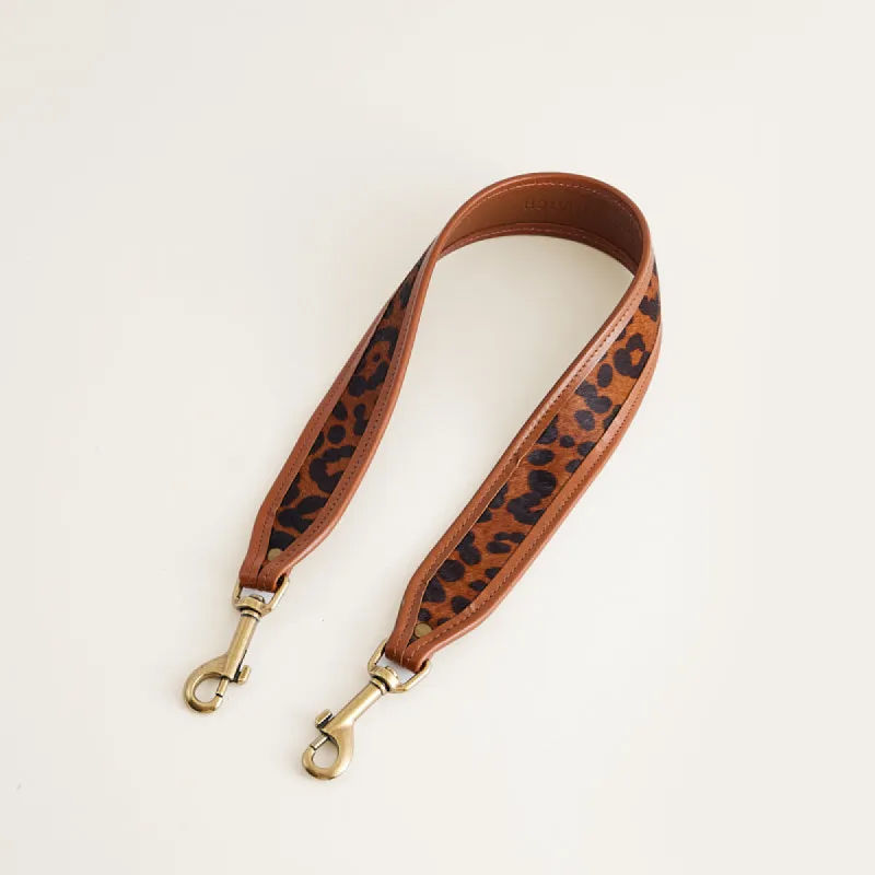 Jackie Shoulder Strap - Leopard Hair sold by Parker Thatch