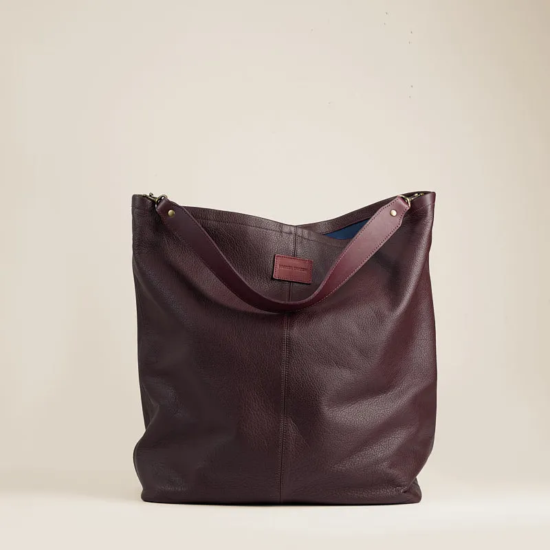 Jane - Leather Oxblood Burgundy sold by Parker Thatch product image thumbnail 3