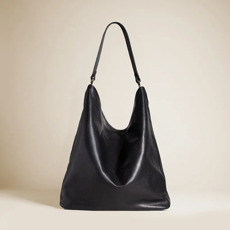 Jane - Heritage "Broken-In" Leather Black sold by Parker Thatch
