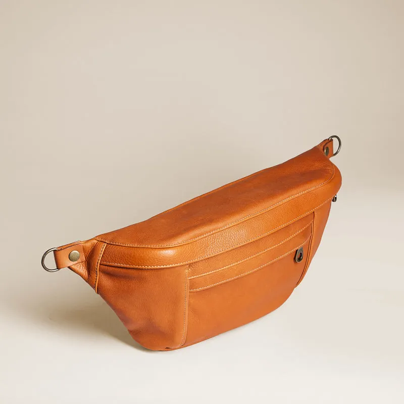 Cross Your Heart Sling - Leather British Tan sold by Parker Thatch product image thumbnail 2