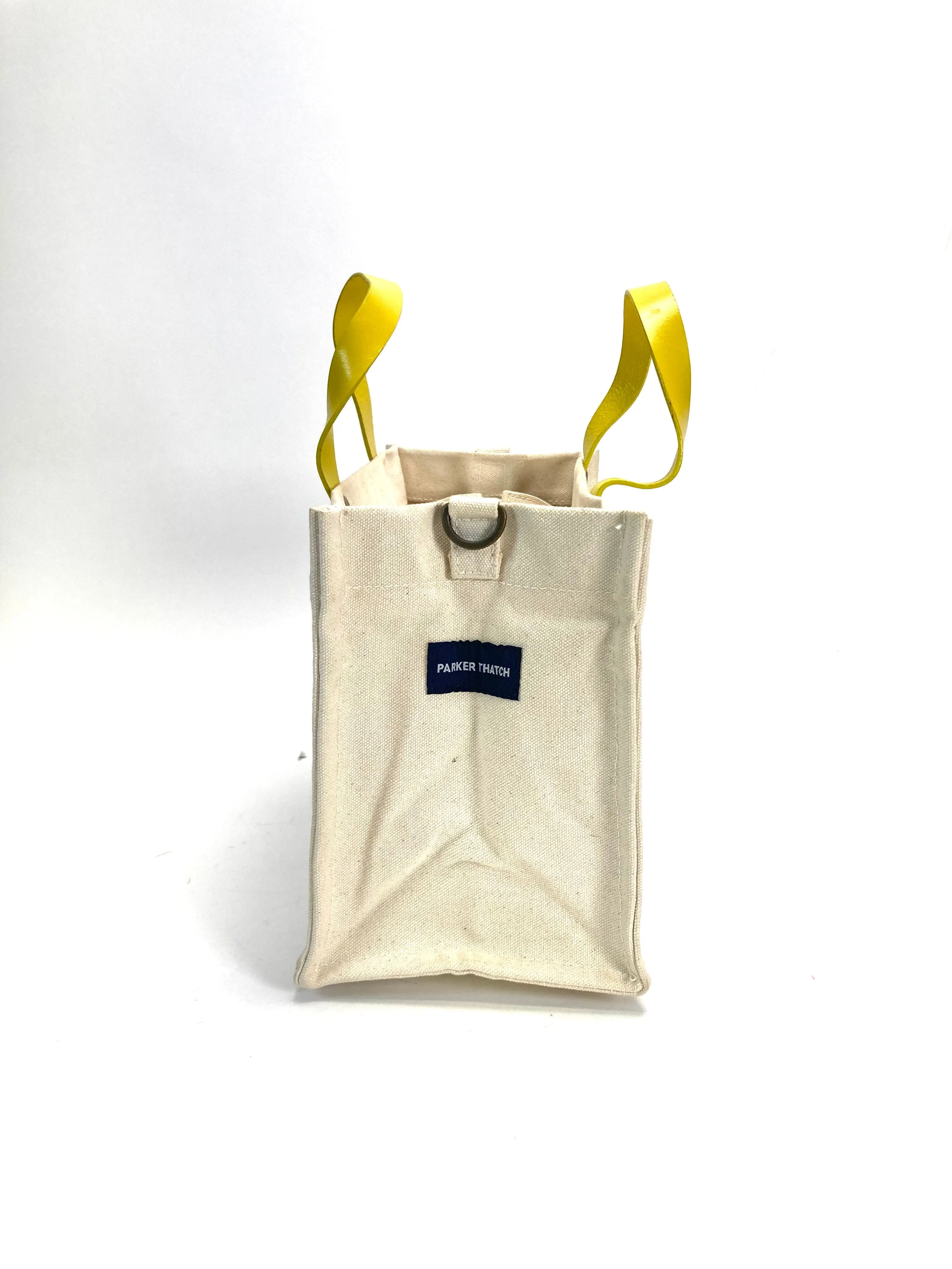 Worn & Loved - Small Mimi Canvas with Yellow Handles sold by Parker Thatch product image thumbnail 2