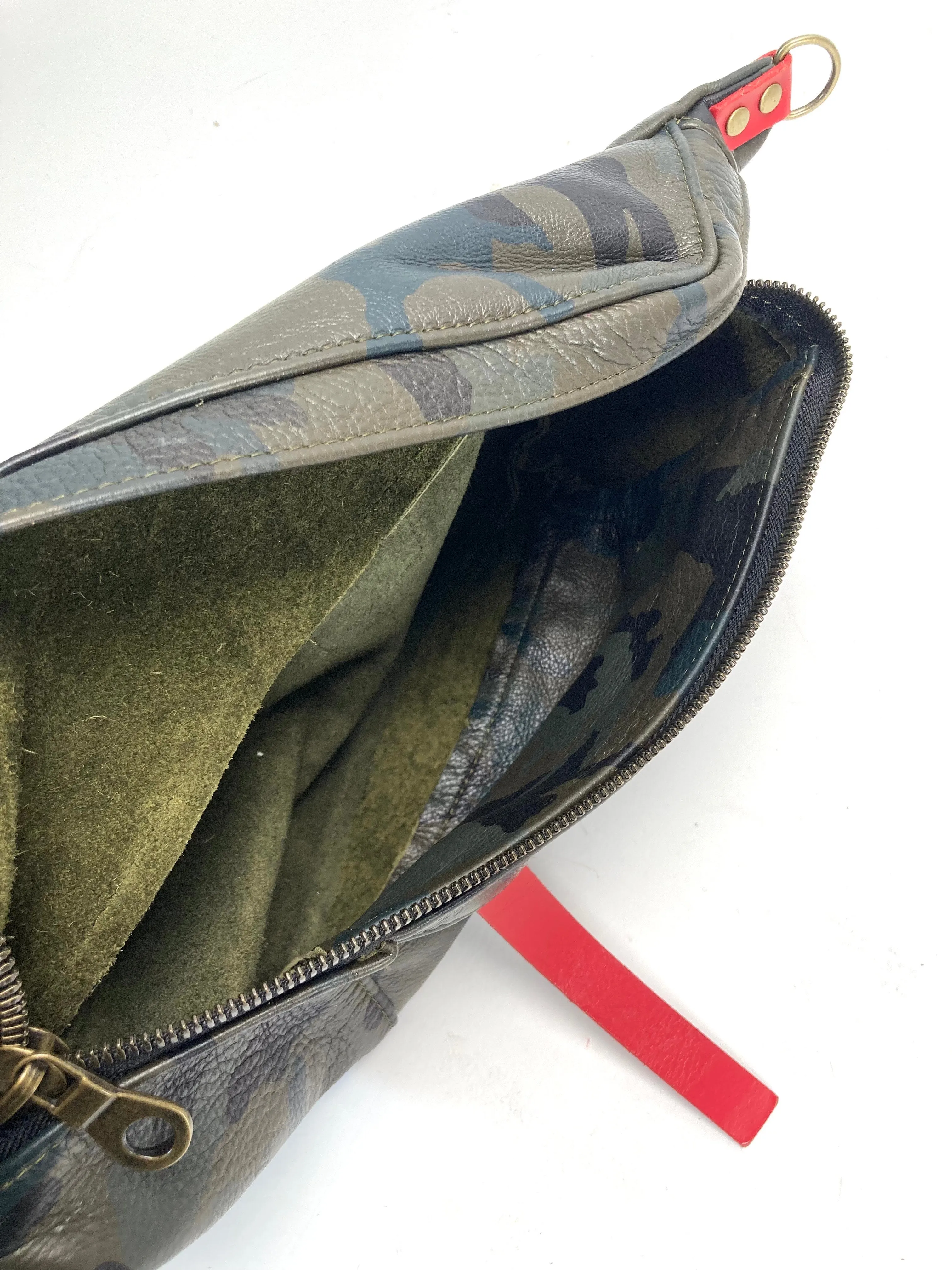 Worn & Loved - Sling Camo Leather sold by Parker Thatch product image thumbnail 3