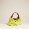 Small Maurice Hobo - Suede Chartreuse sold by Parker Thatch