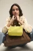 Small Maurice Hobo - Suede Chartreuse sold by Parker Thatch
