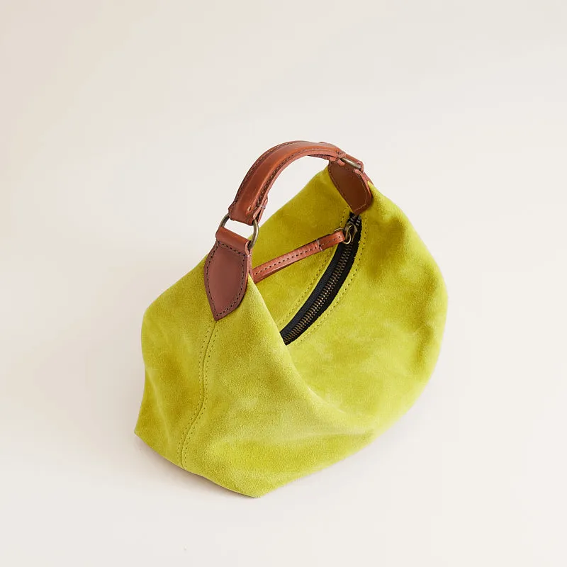 Small Maurice Hobo - Suede Chartreuse sold by Parker Thatch product image thumbnail 3