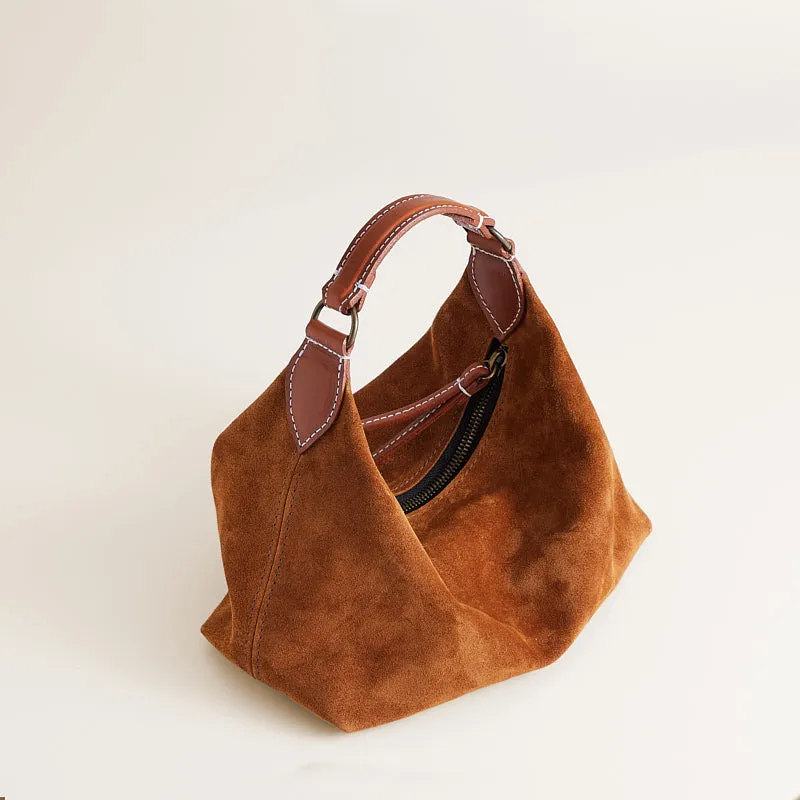 Small Maurice Hobo - Suede Caramel sold by Parker Thatch product image thumbnail 3