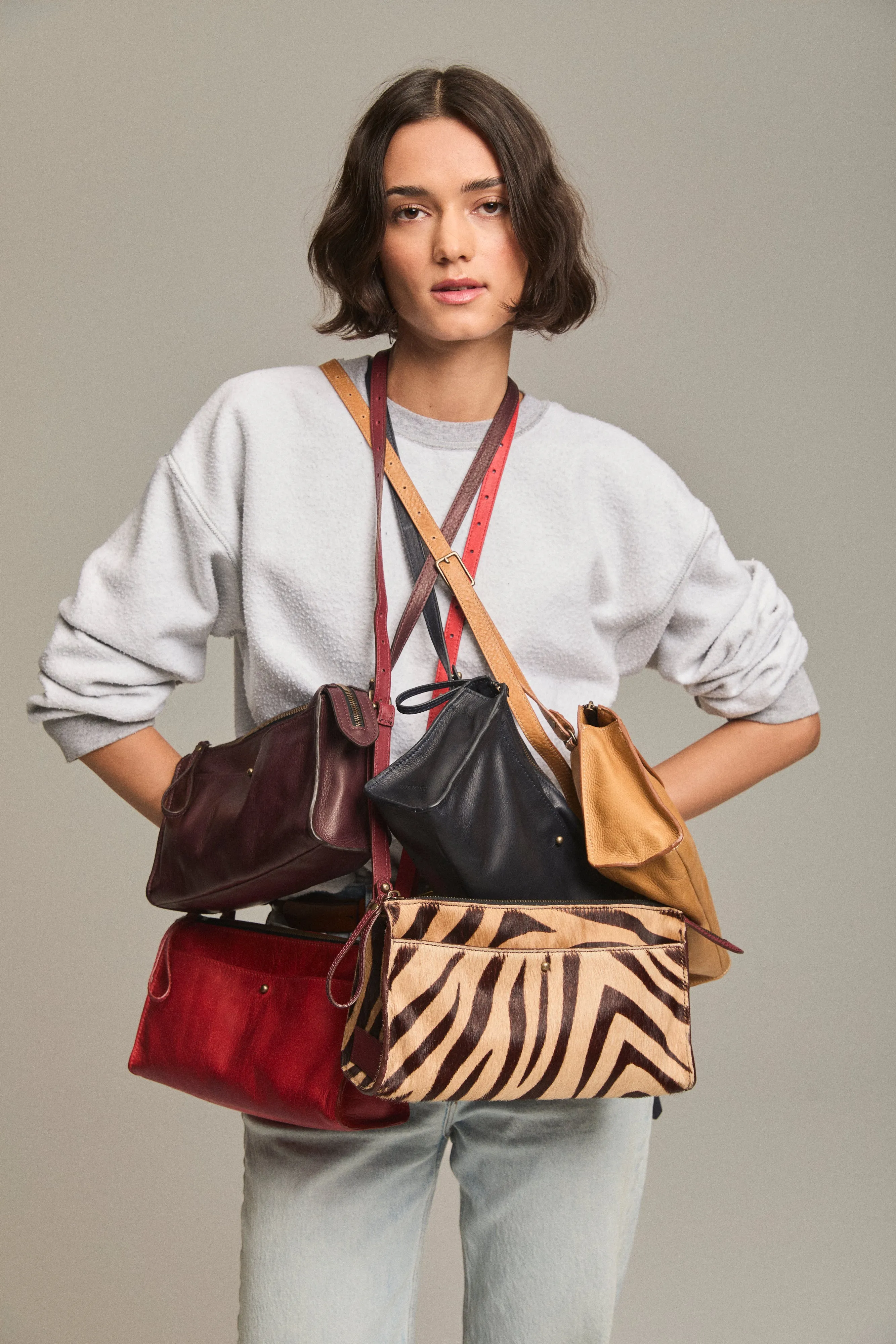 Lily Crossbody - Zebra sold by Parker Thatch product image thumbnail 2