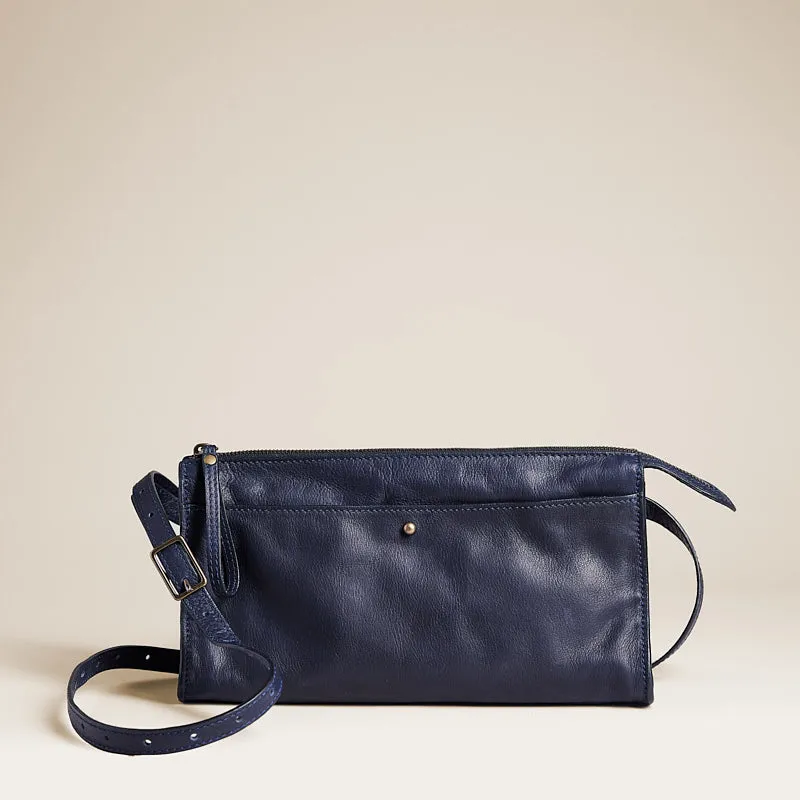 Lily Crossbody - Heritage "Broken-In" Leather Navy sold by Parker Thatch