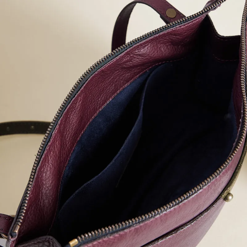 Lily Crossbody - Heritage "Broken-In" Leather Oxblood Burgundy sold by Parker Thatch product image thumbnail 5