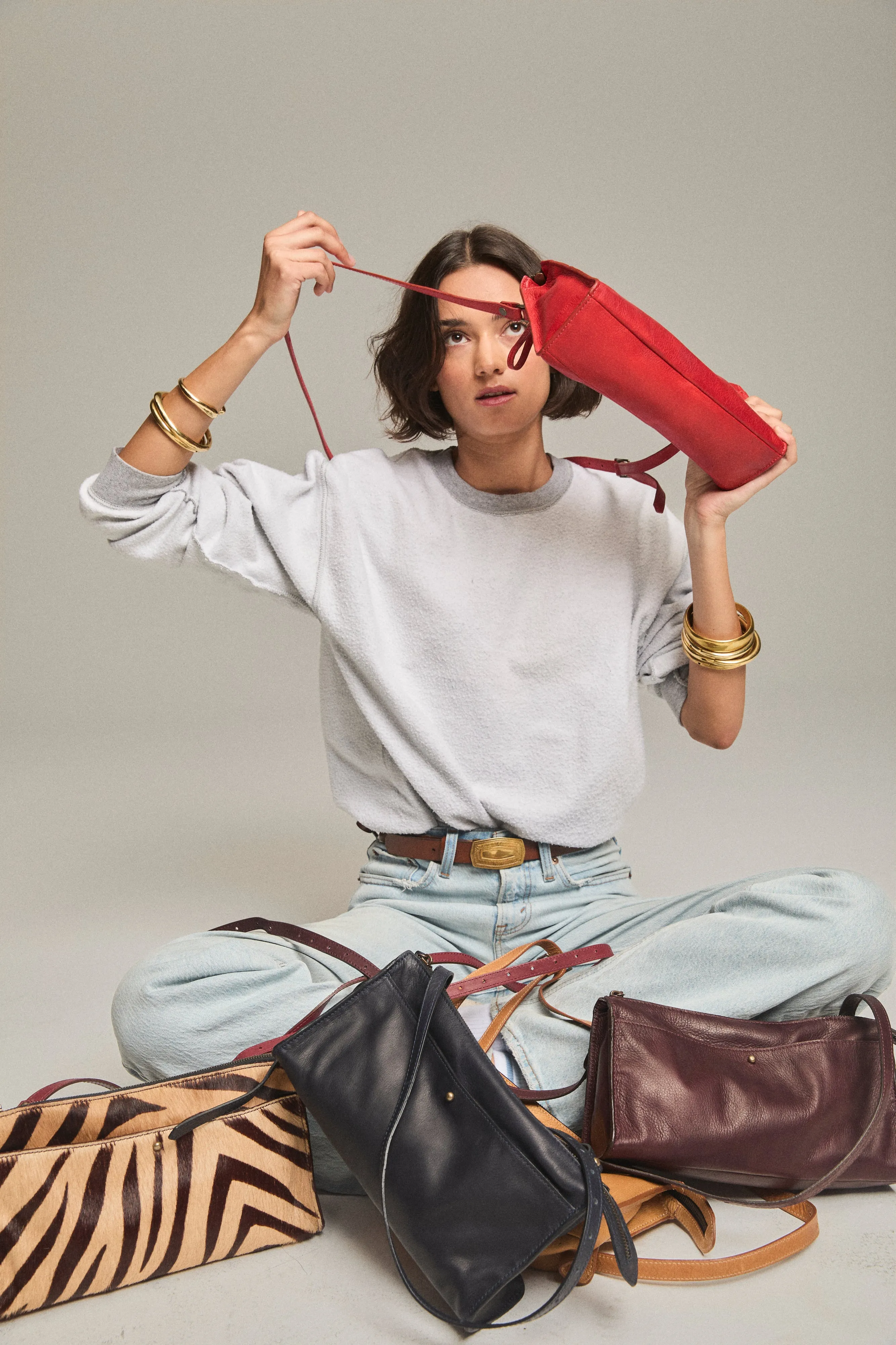 Lily Crossbody - Heritage "Broken-In" Leather Oxblood Burgundy sold by Parker Thatch product image thumbnail 4