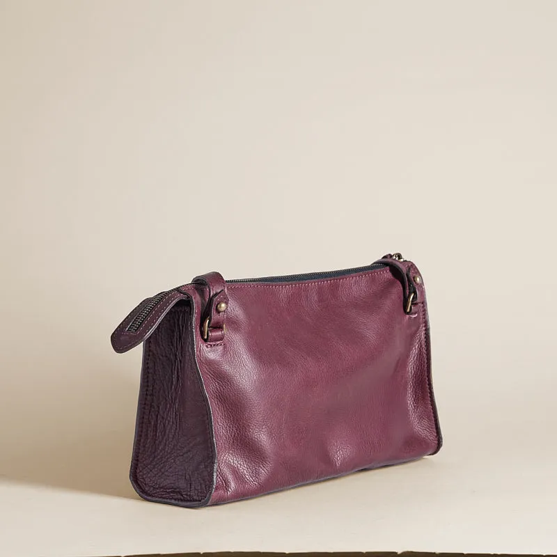 Lily Crossbody - Heritage "Broken-In" Leather Oxblood Burgundy sold by Parker Thatch product image thumbnail 3
