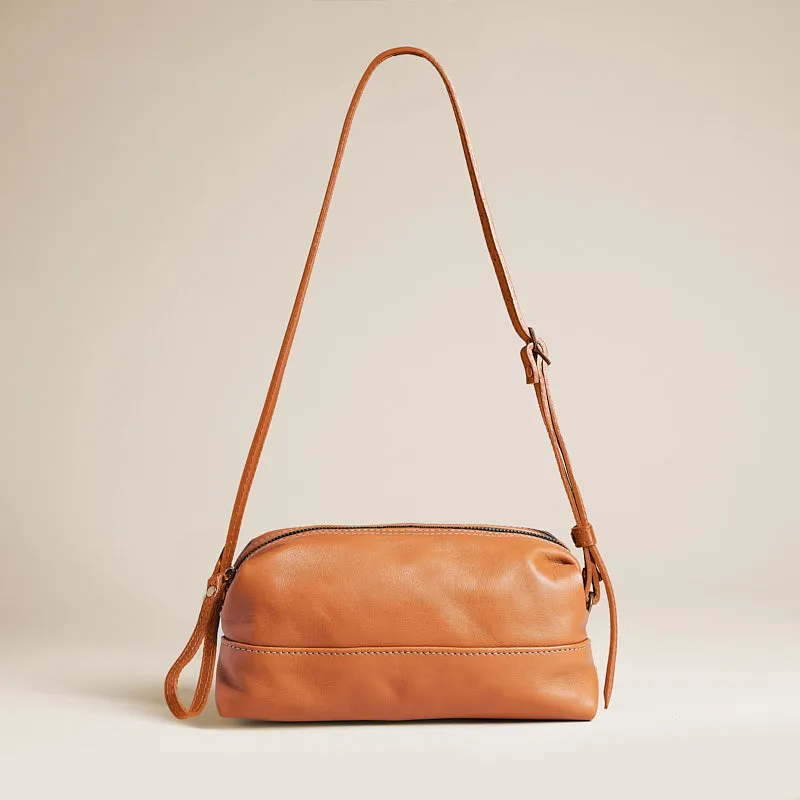 Bon Bon East West Baguette - Leather Tan sold by Parker Thatch