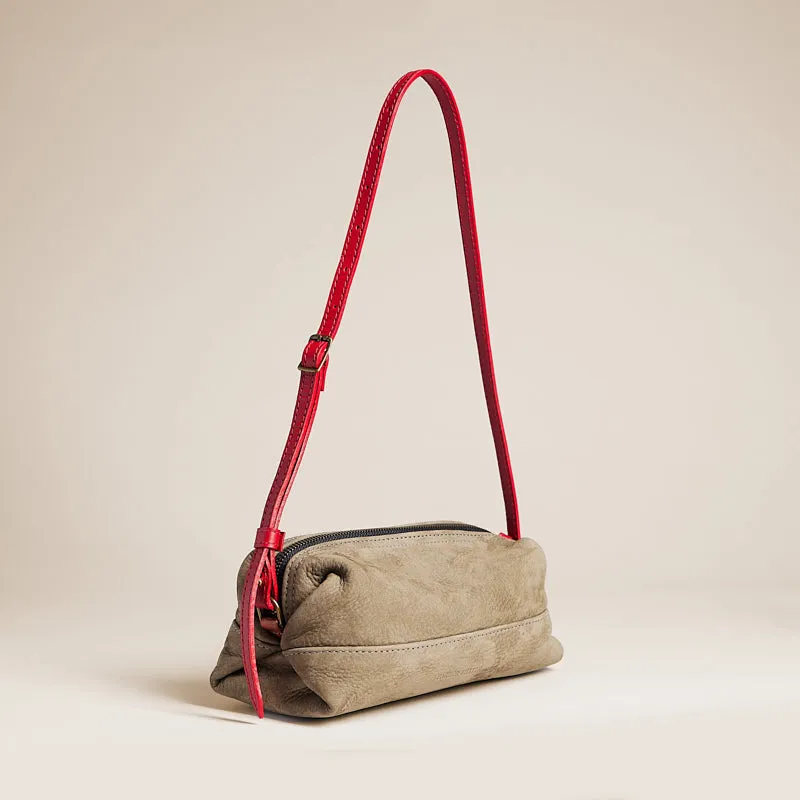 Bon Bon East West Baguette - Nubuck Olive sold by Parker Thatch product image thumbnail 2