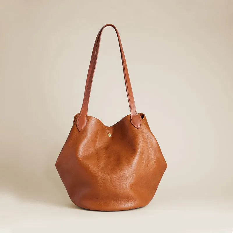 Magic Bag- Leather Cognac sold by Parker Thatch product image thumbnail 5