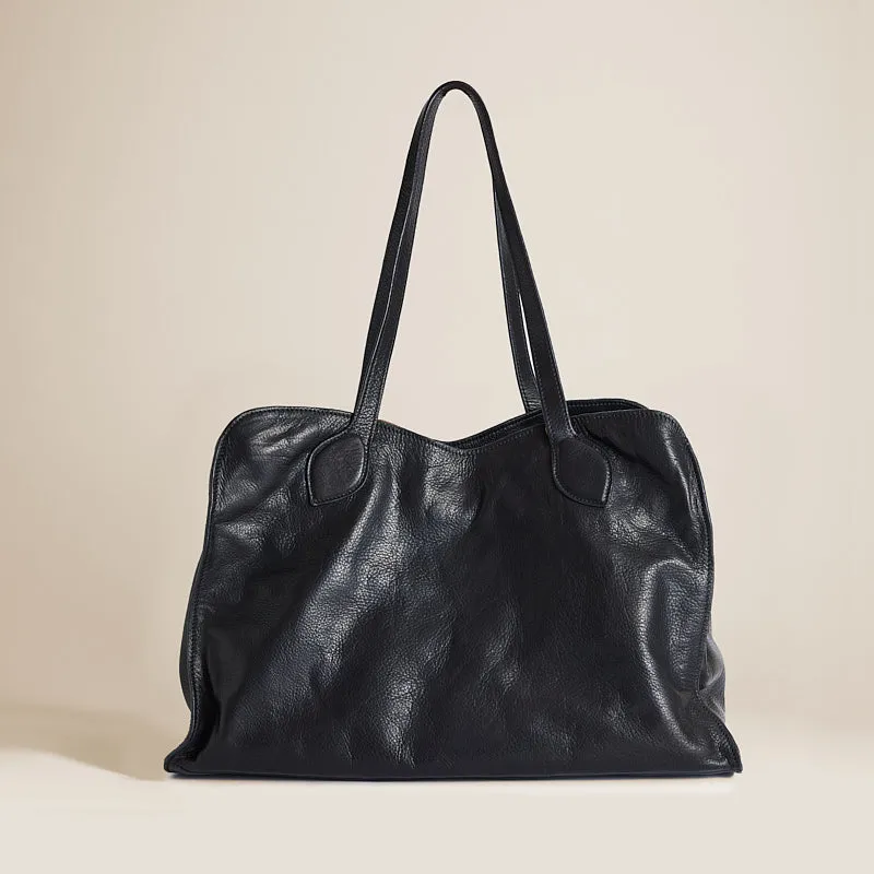 Jack - Heritage "Broken-In" Leather Black sold by Parker Thatch