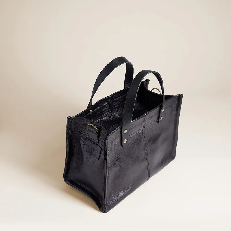 Small Mimi - Leather Pebbled Black sold by Parker Thatch product image thumbnail 2