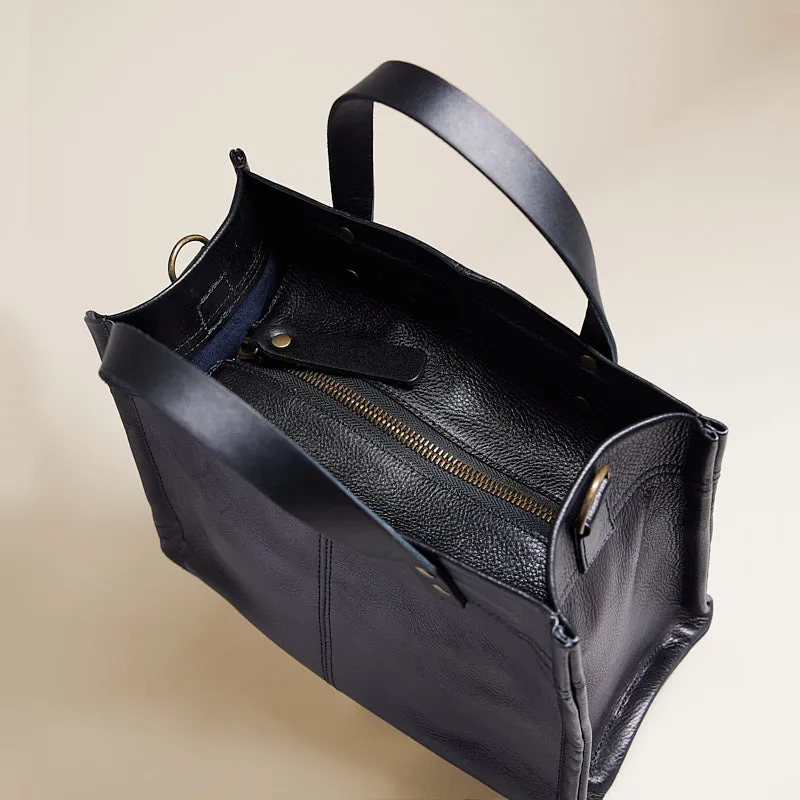 Small Mimi - Leather Pebbled Black sold by Parker Thatch product image thumbnail 3