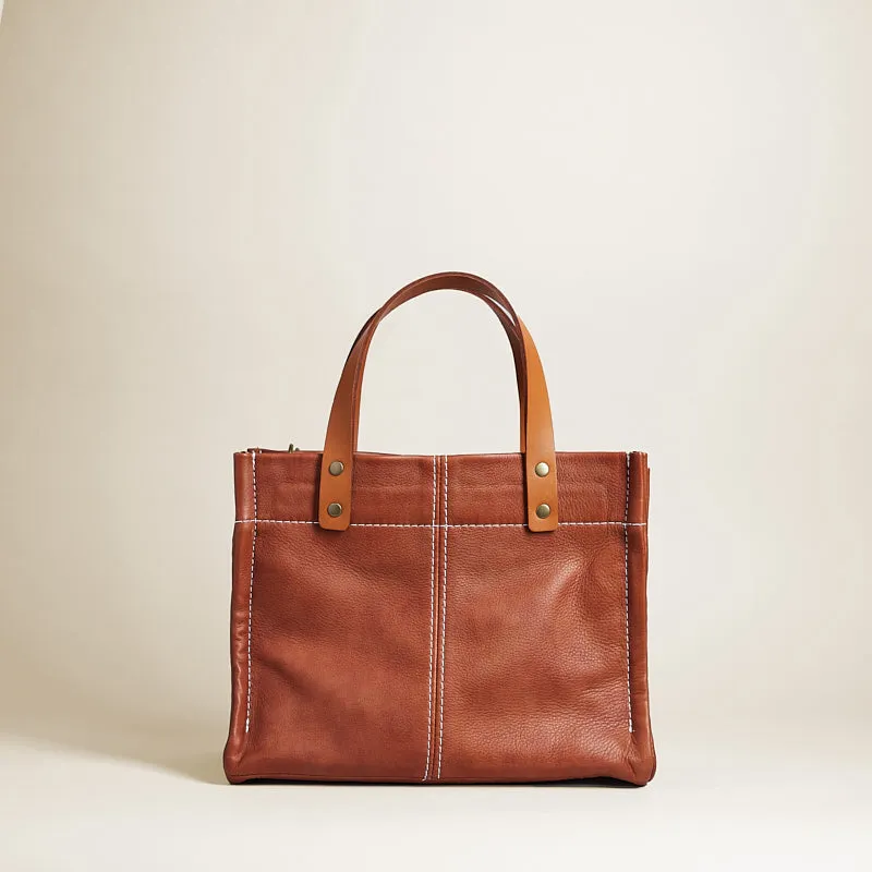 Small Mimi - Leather Cognac sold by Parker Thatch