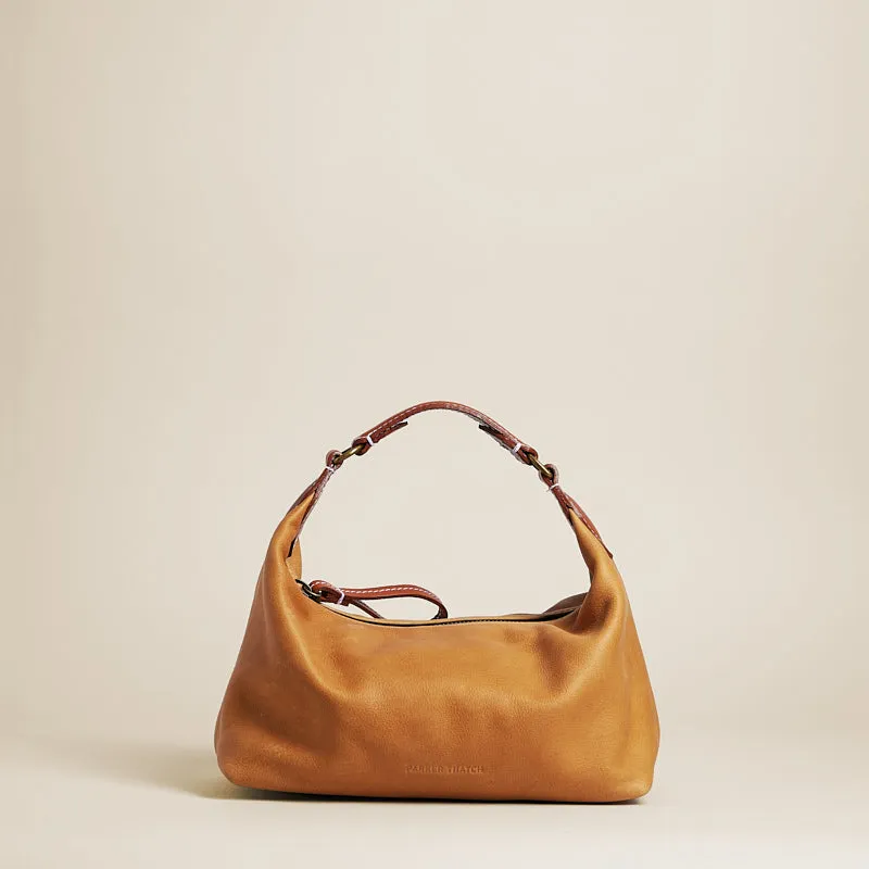 Small Maurice Hobo - Heritage "Broken-In" Leather Tan sold by Parker Thatch