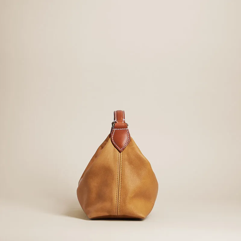 Small Maurice Hobo - Heritage "Broken-In" Leather Tan sold by Parker Thatch product image thumbnail 3