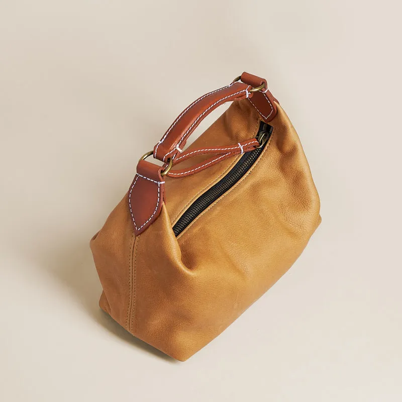 Small Maurice Hobo - Heritage "Broken-In" Leather Tan sold by Parker Thatch product image thumbnail 4