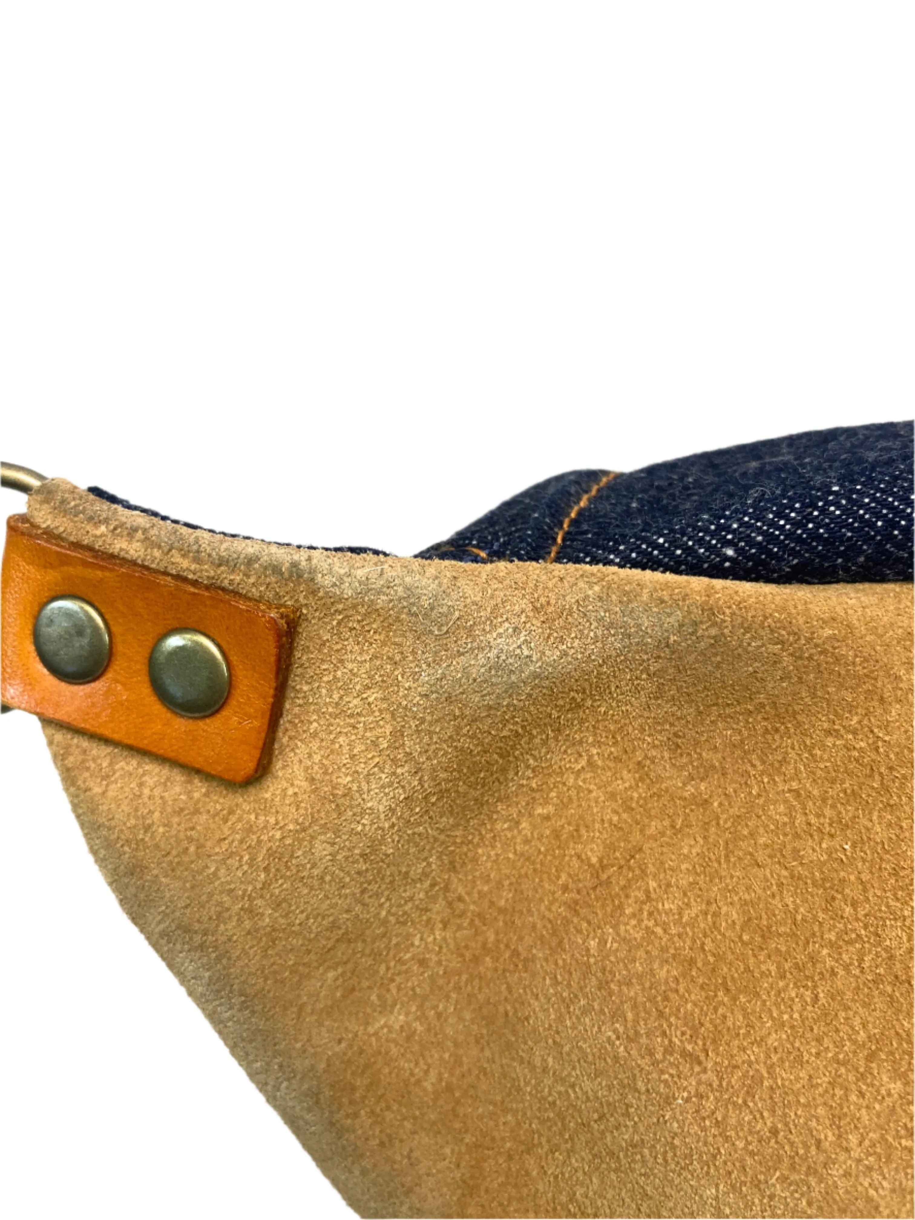 Worn & Loved - Denim & Suede Sling sold by Parker Thatch product image thumbnail 2