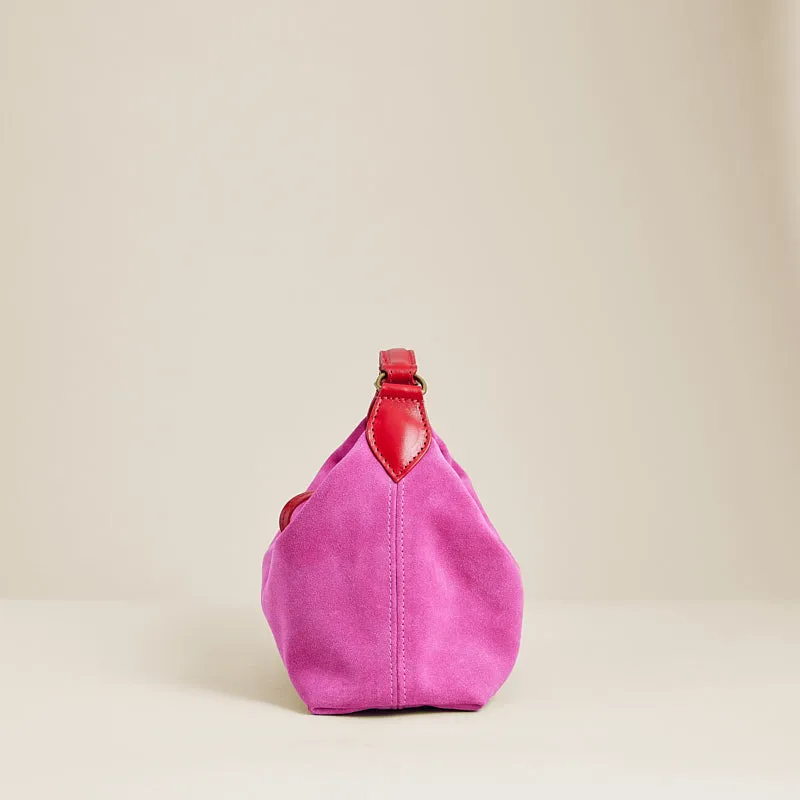 Small Maurice Hobo - Suede Pink sold by Parker Thatch product image thumbnail 3