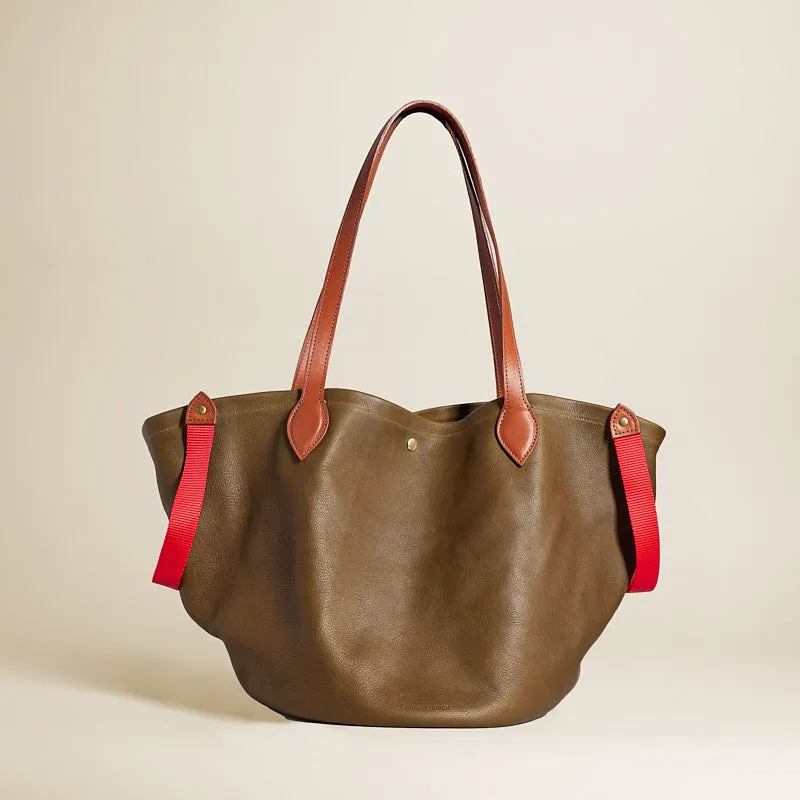 Magic Bag - Leather Olive sold by Parker Thatch
