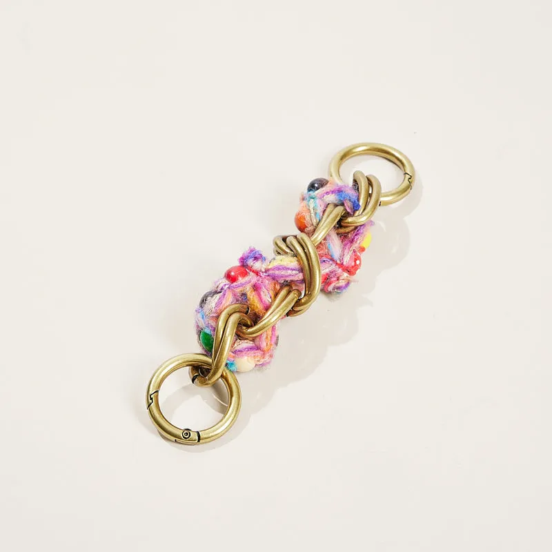 Gumball Yarn in Chain Strap Extender - Pink Multi sold by Parker Thatch