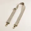 Adjustable Hand-Woven Crossbody Strap - Light Neutral Pattern sold by Parker Thatch