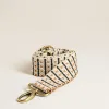 Adjustable Hand-Woven Crossbody Strap - Light Neutral Pattern sold by Parker Thatch