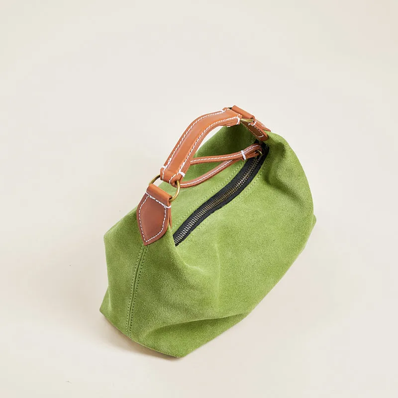 Small Maurice Hobo - Suede Avocado sold by Parker Thatch product image thumbnail 3