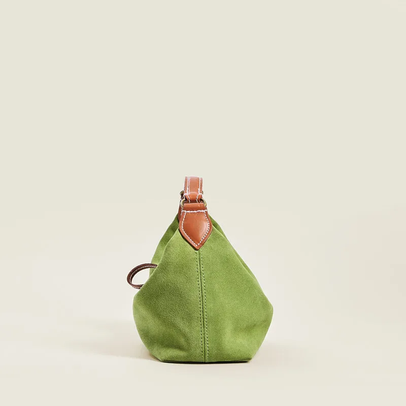 Small Maurice Hobo - Suede Avocado sold by Parker Thatch product image thumbnail 4