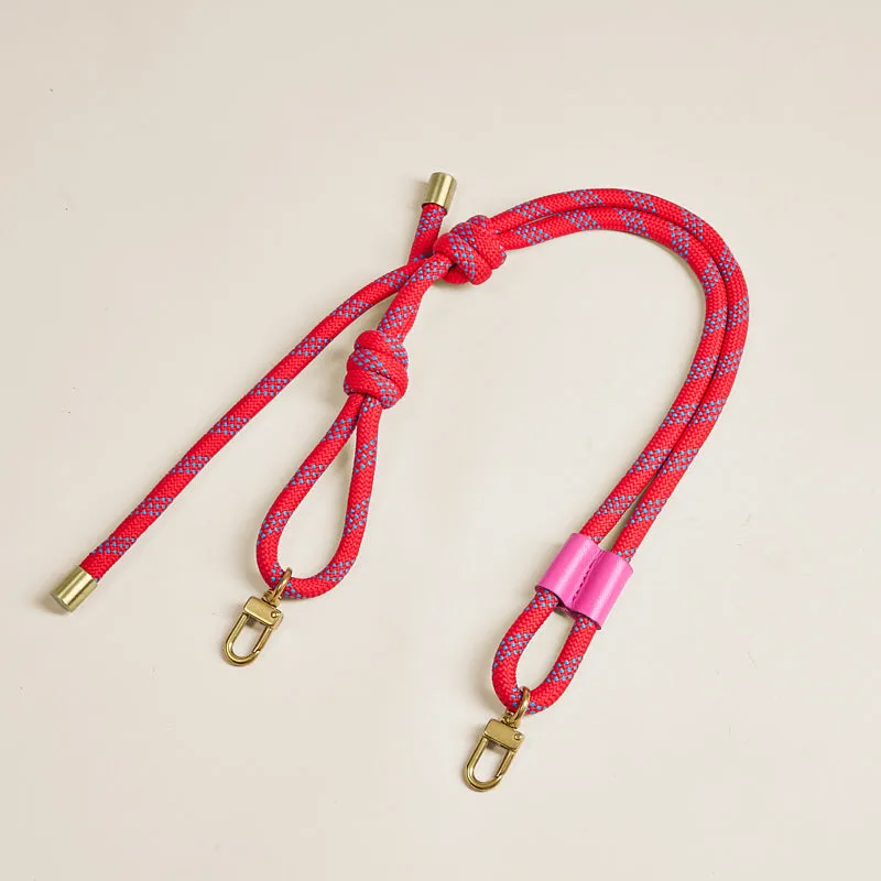 Adjustable Thick Paracord Strap - Red with Pink sold by Parker Thatch