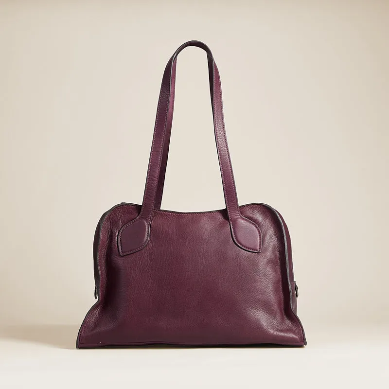 Medium Jack - Heritage "Broken-In" Leather Oxblood Burgundy sold by Parker Thatch