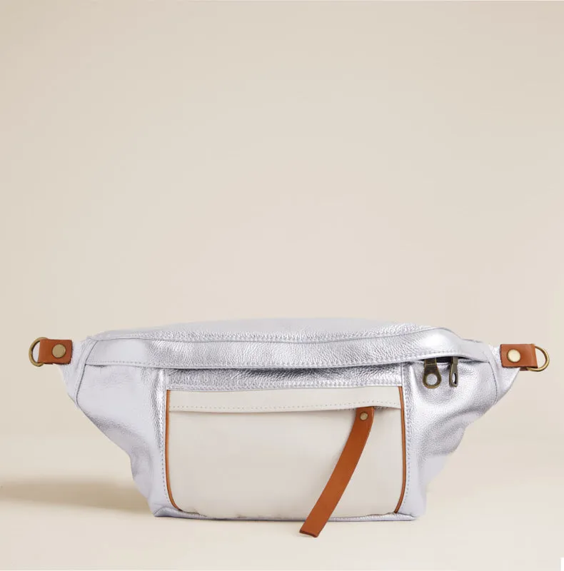 Worn & Loved - Sling Silver & Eggshell Combo sold by Parker Thatch