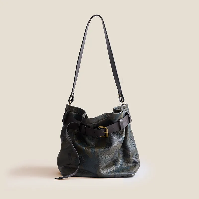 Belted Jane - Leather Camo sold by Parker Thatch