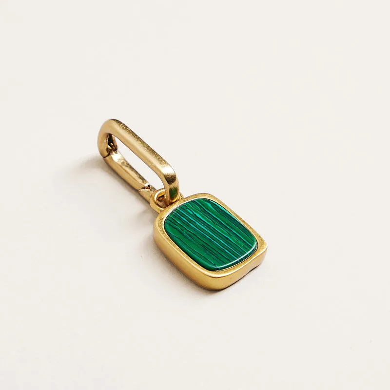 Malachite Stone Charm sold by Parker Thatch product image thumbnail 2