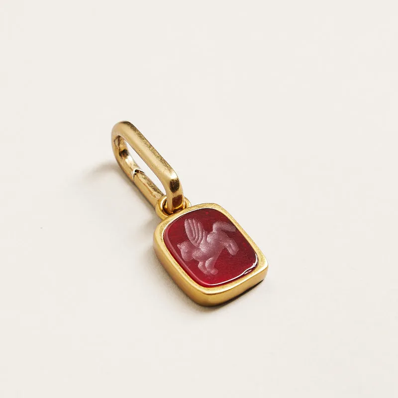 Carnelian Pegasus Charm sold by Parker Thatch product image thumbnail 2