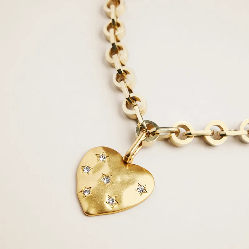 Big Heart & Stars Charm sold by Parker Thatch product image thumbnail 3
