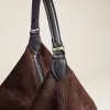Maurice Hobo - Suede Espresso sold by Parker Thatch