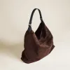 Maurice Hobo - Suede Espresso sold by Parker Thatch